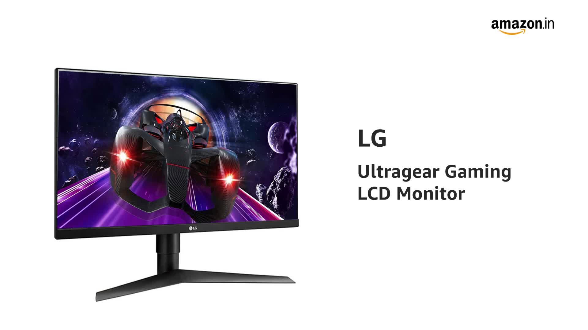 LG PC モニター LG Ultragear 69 cm IPS FHD, G-Sync Compatible, HDR 10, Gaming LCD